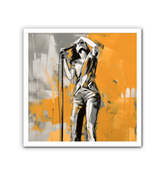 Mystical Mirage Minimalist Abstract Wrapped Canvas